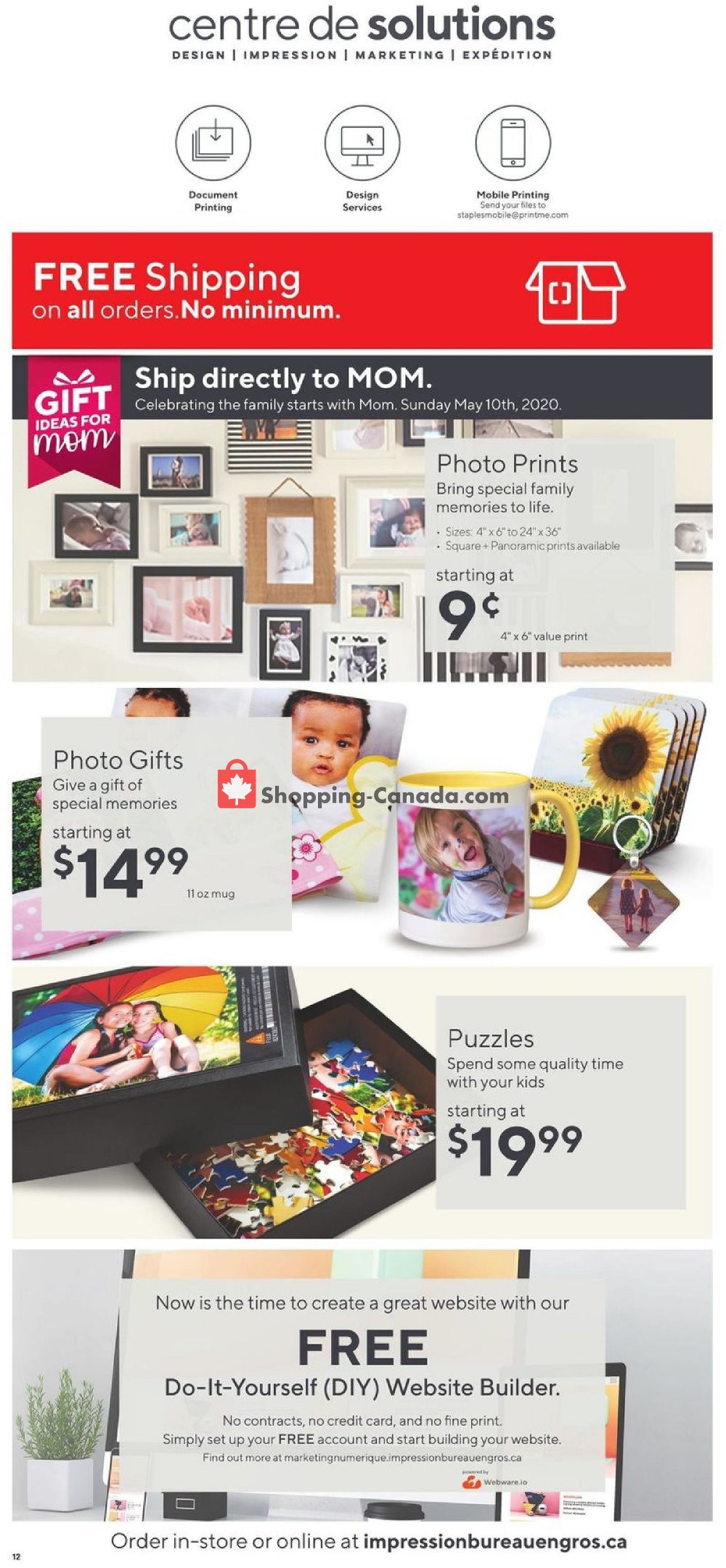 Staples flyer from Wednesday April 22, 2020 to Tuesday April 28, 2020 - page 12