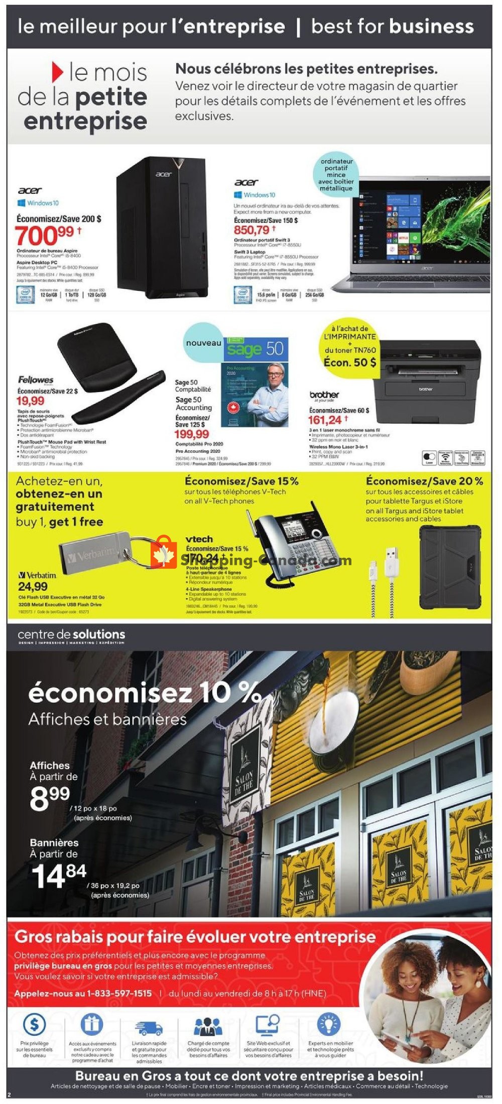 Staples flyer from Wednesday October 9, 2019 to Tuesday October 15, 2019 - page 3