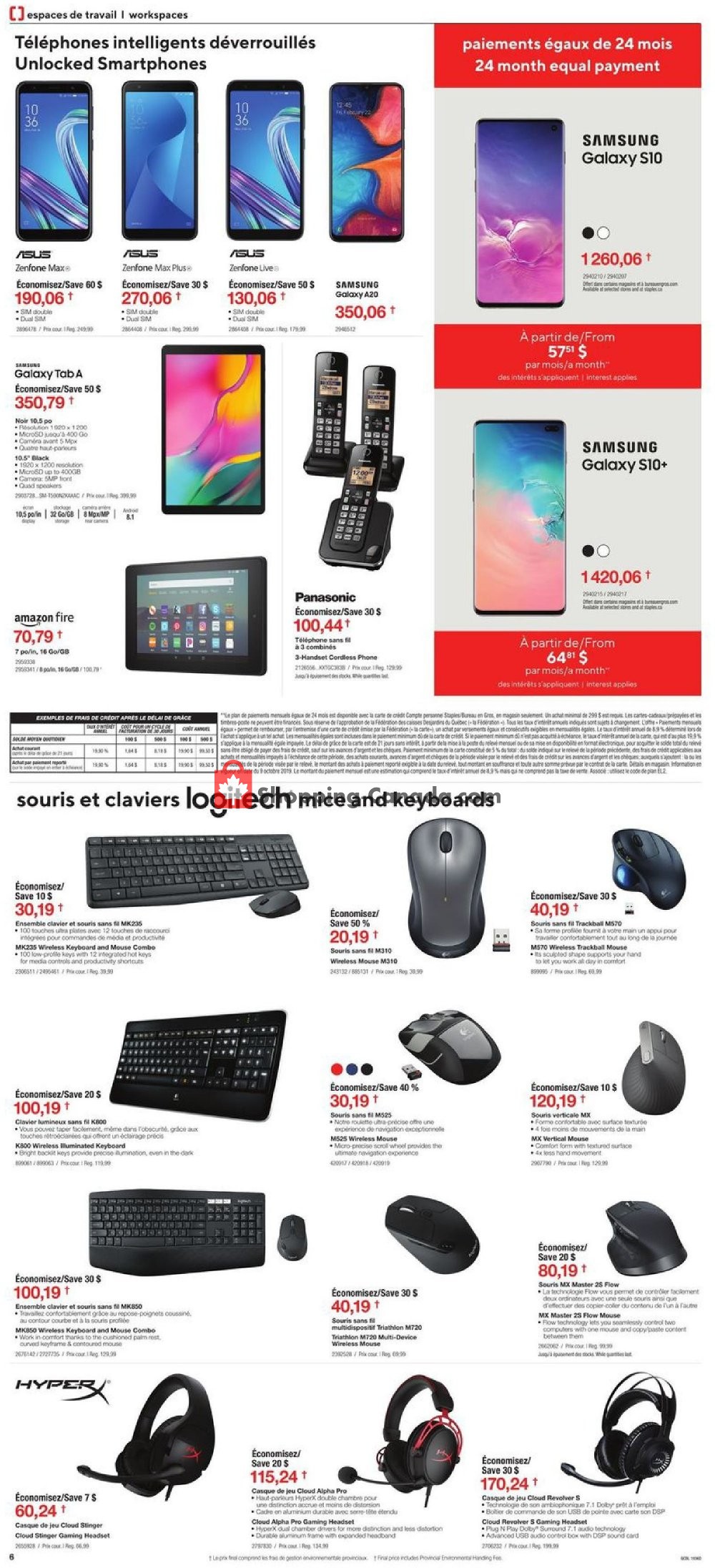Staples flyer from Wednesday October 9, 2019 to Tuesday October 15, 2019 - page 7