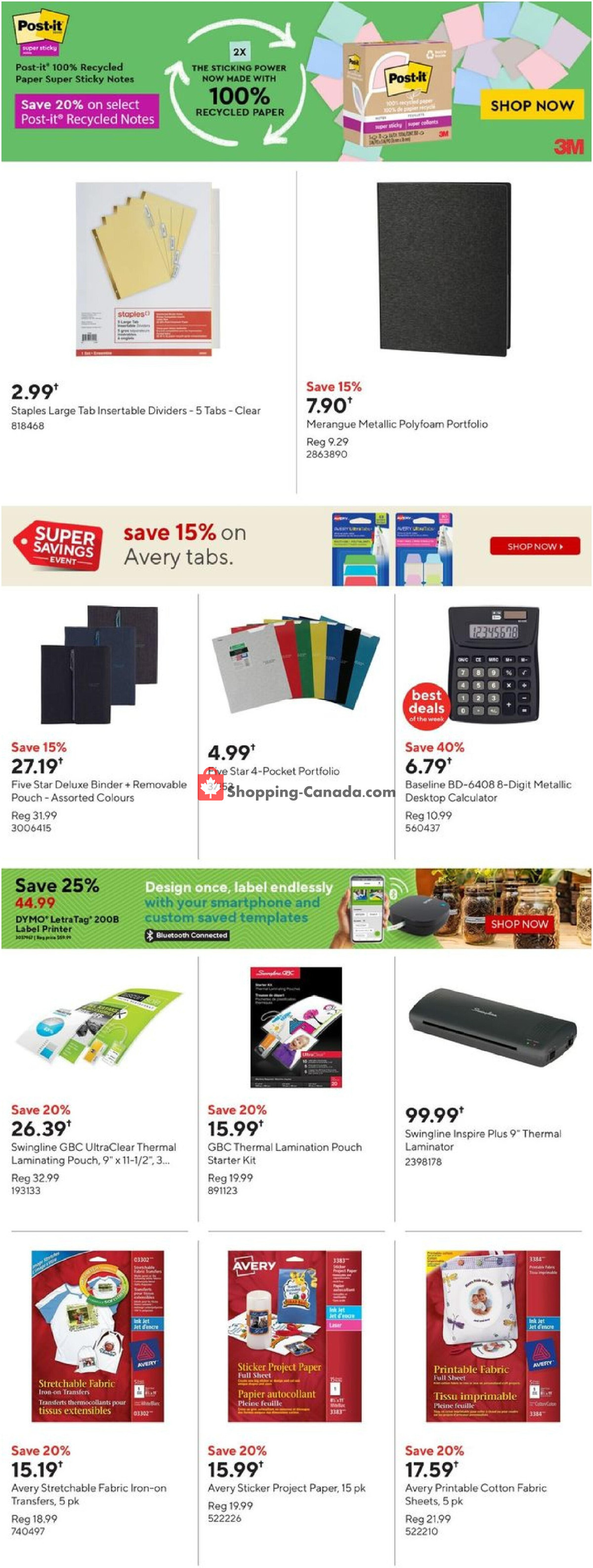 Staples flyer from Wednesday May 1, 2024 to Tuesday May 7, 2024 - page 5