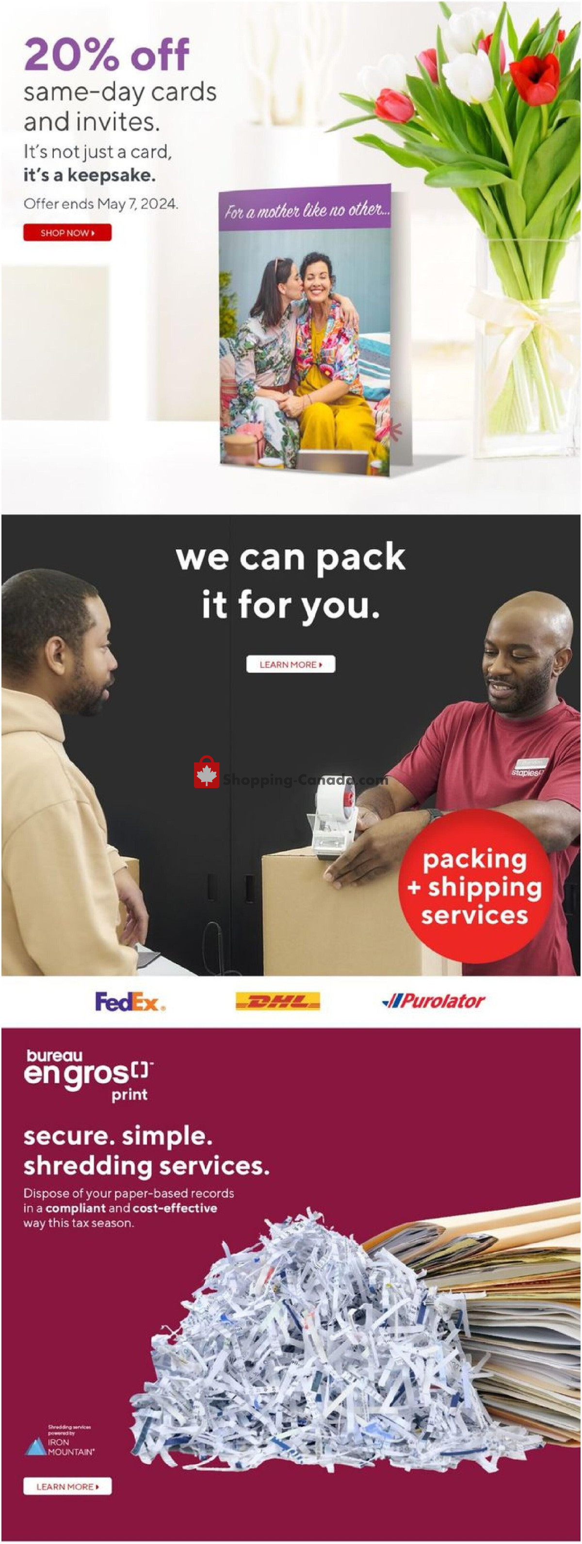 Staples flyer from Wednesday May 1, 2024 to Tuesday May 7, 2024 - page 9