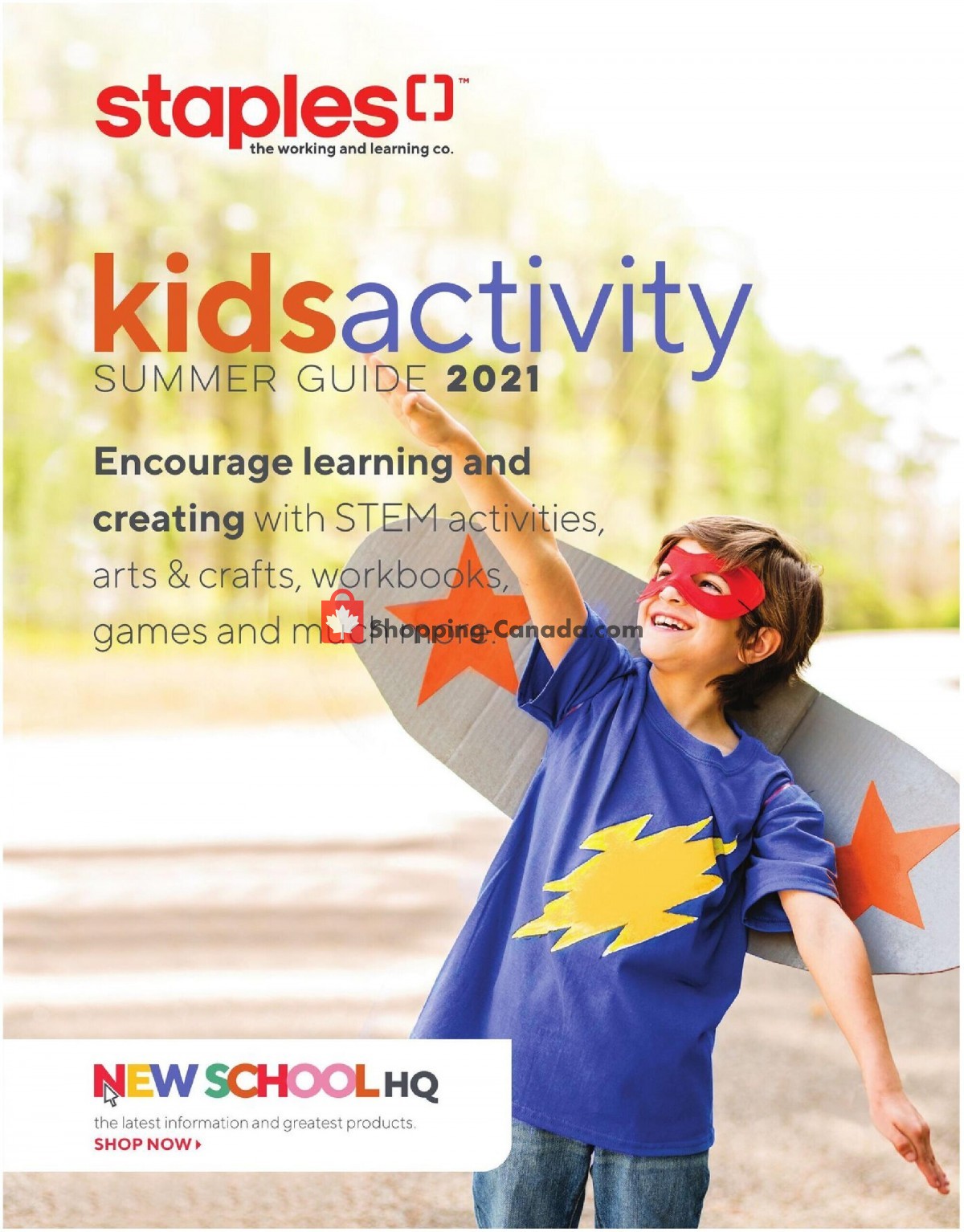 Staples flyer from Wednesday July 14, 2021 to Tuesday July 20, 2021 - page 1