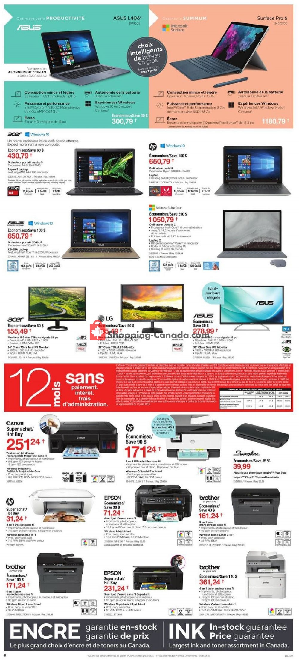 Staples flyer from Wednesday August 7, 2019 to Tuesday August 13, 2019 - page 6