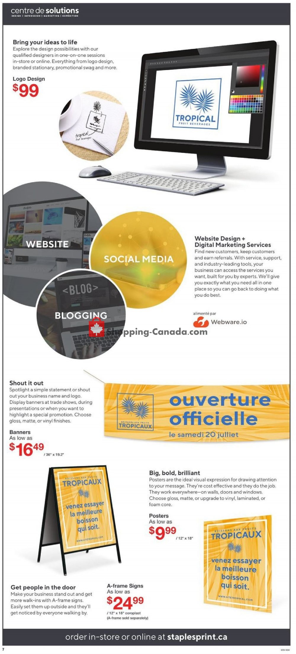 Staples flyer from Wednesday July 24, 2019 to Tuesday July 30, 2019 - page 8