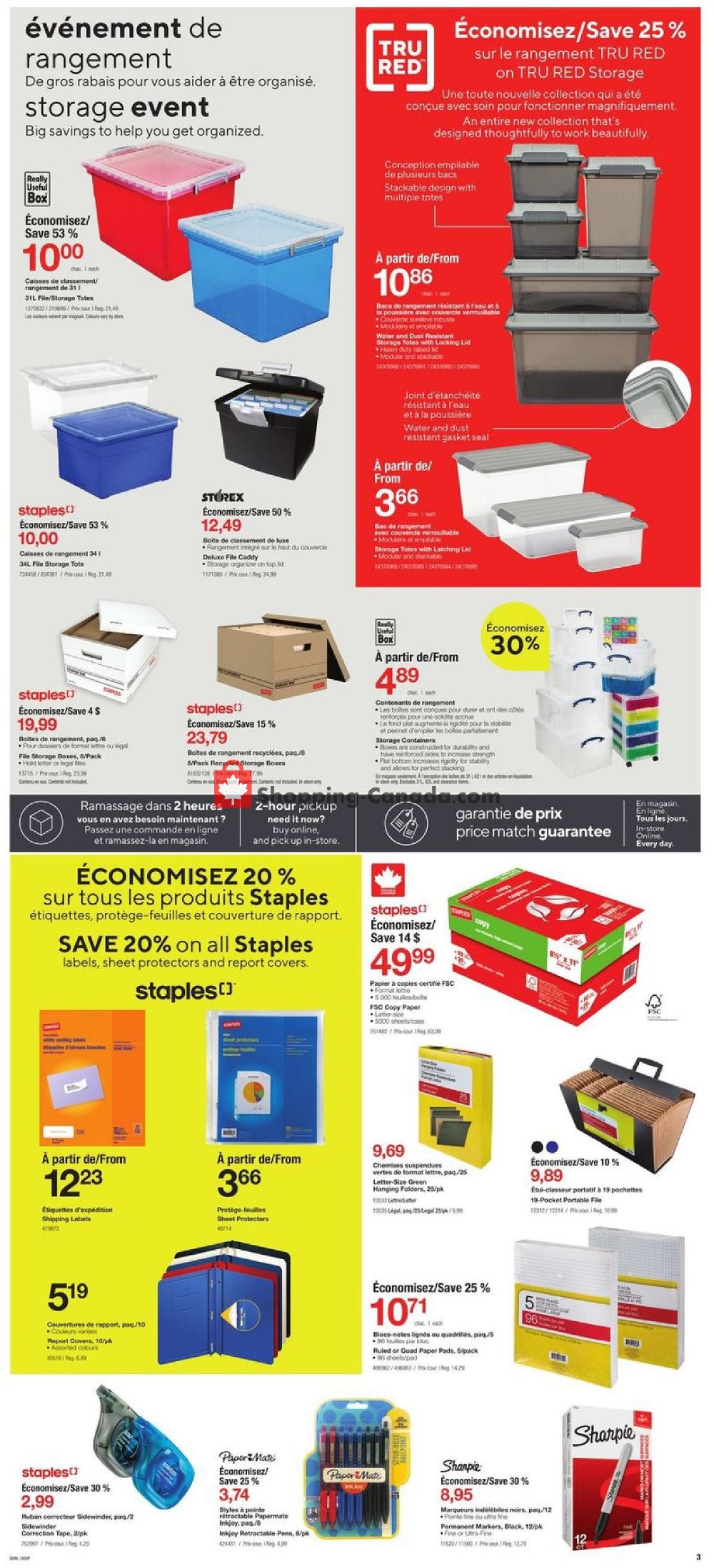 Staples flyer from Wednesday September 11, 2019 to Tuesday September 17, 2019 - page 3