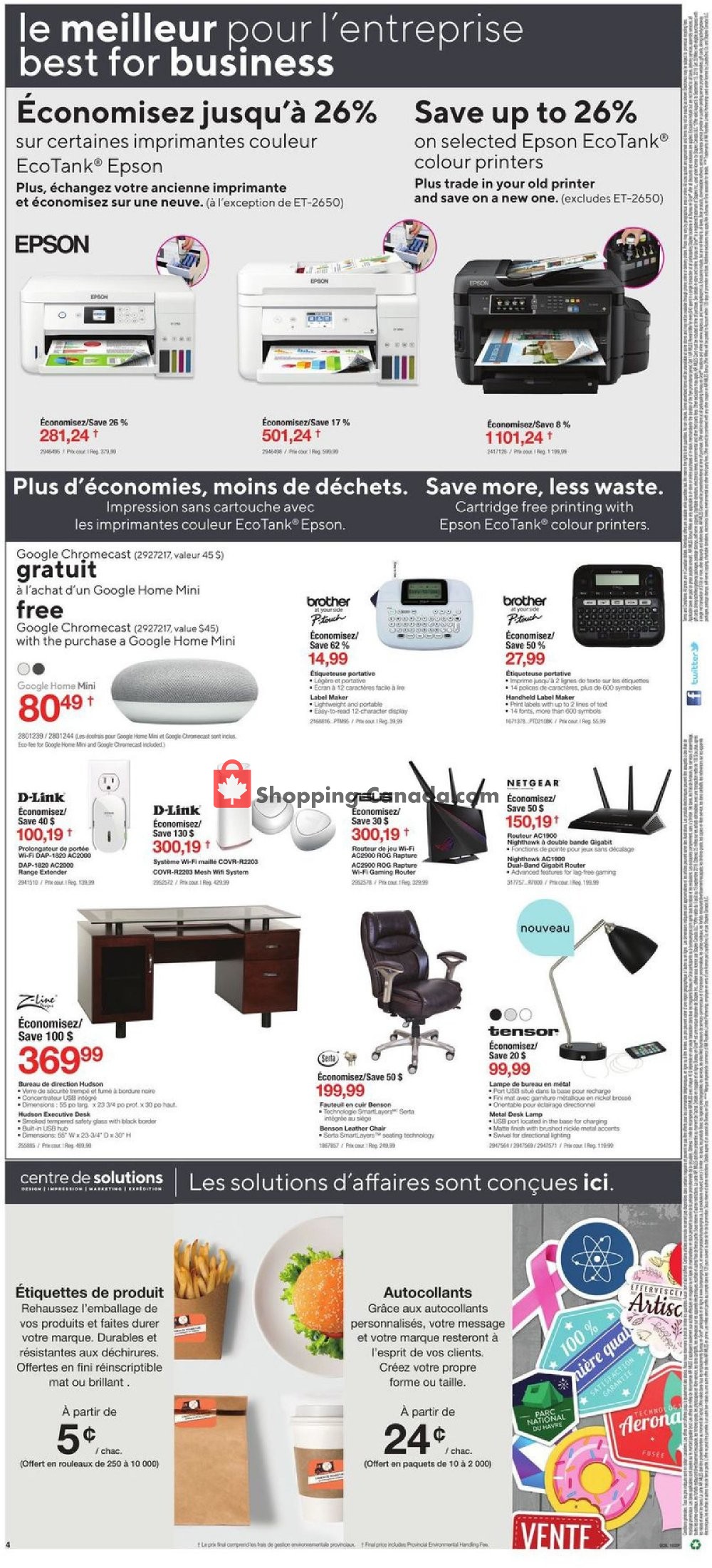 Staples flyer from Wednesday September 11, 2019 to Tuesday September 17, 2019 - page 4