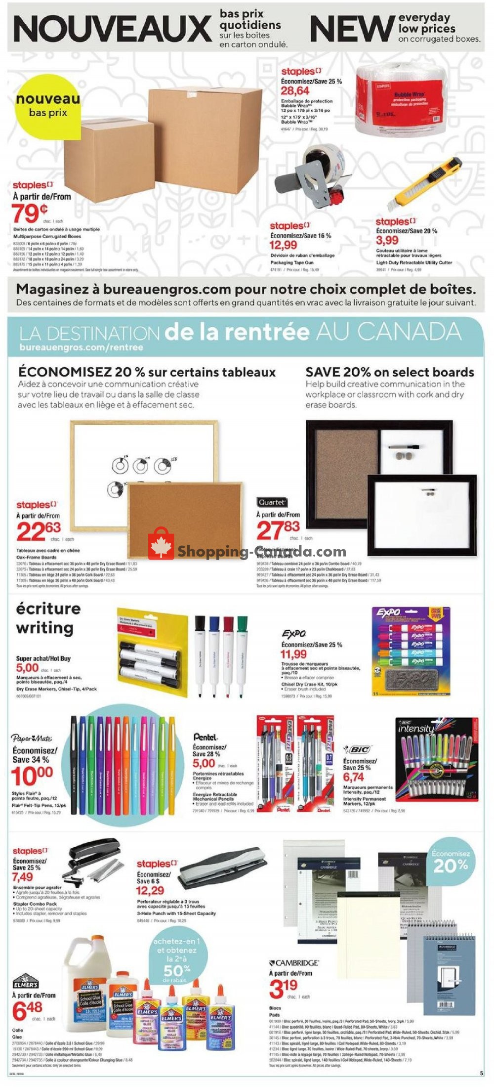 Staples flyer from Wednesday September 11, 2019 to Tuesday September 17, 2019 - page 5