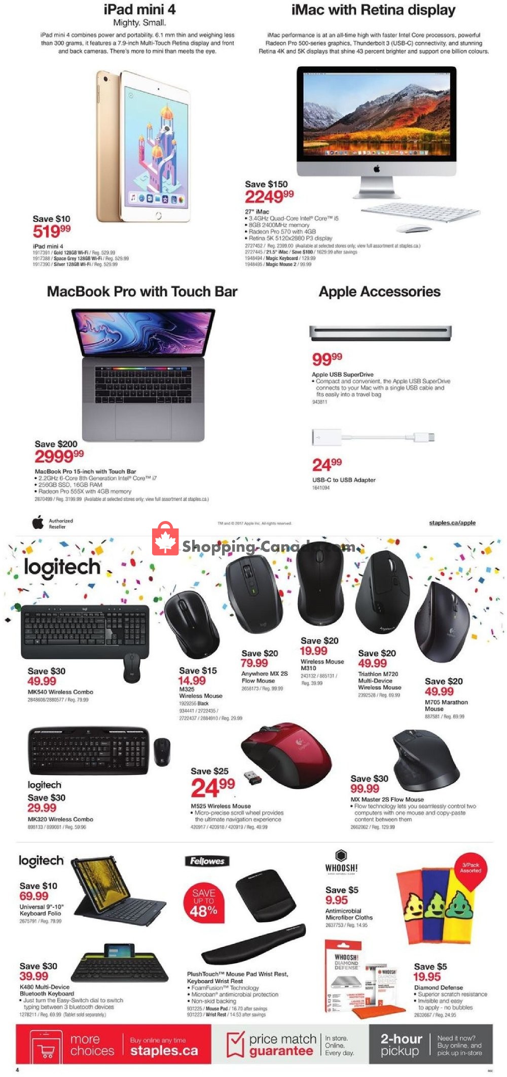 Staples flyer from Wednesday October 10, 2018 to Tuesday October 23, 2018 - page 4