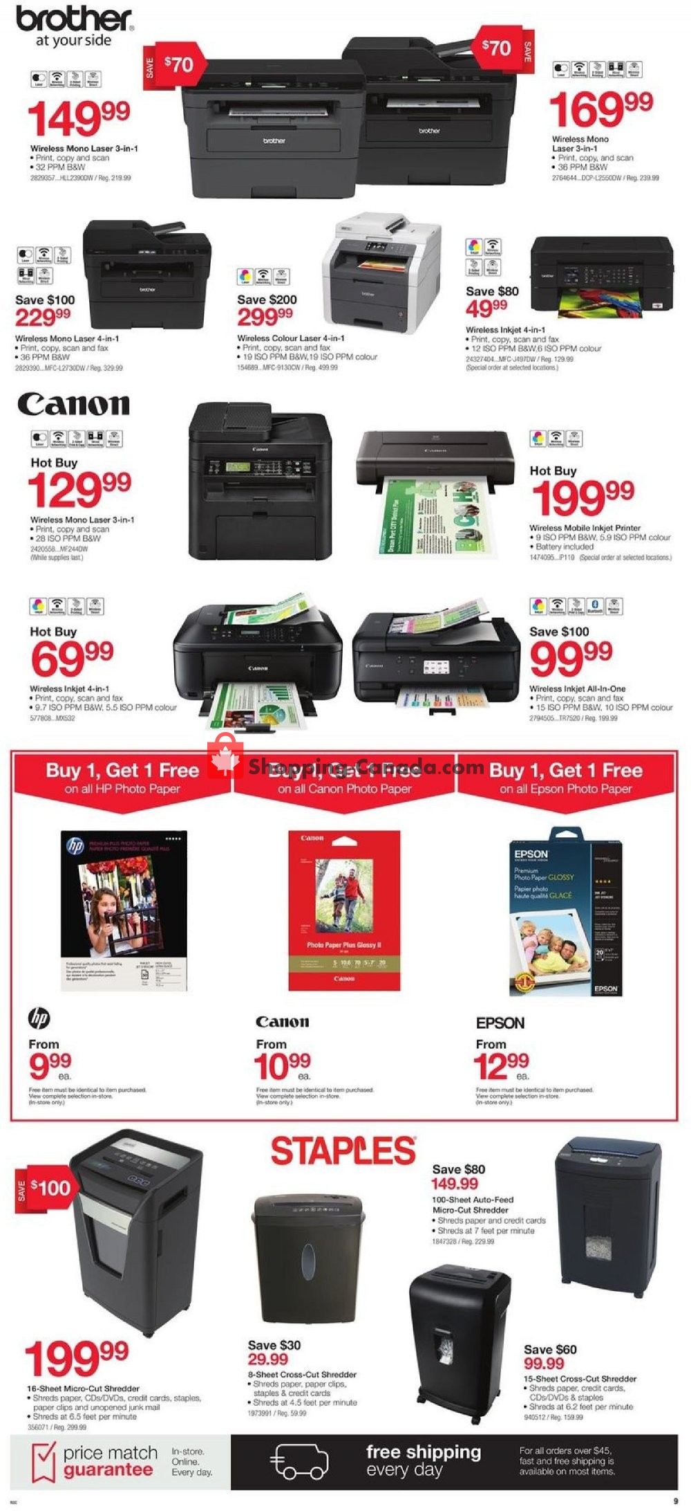 Staples flyer from Wednesday October 10, 2018 to Tuesday October 23, 2018 - page 9