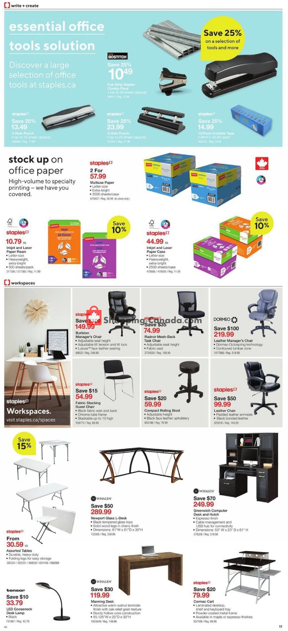 Staples flyer from Wednesday May 8, 2019 to Tuesday May 14, 2019 - page 11