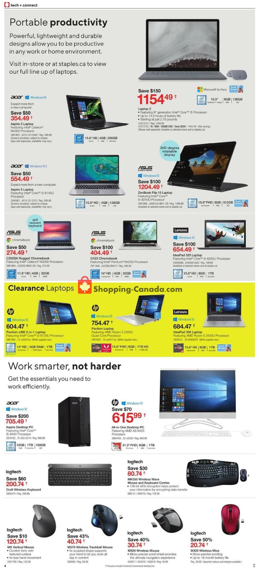 Staples flyer from Wednesday May 8, 2019 to Tuesday May 14, 2019 - page 4