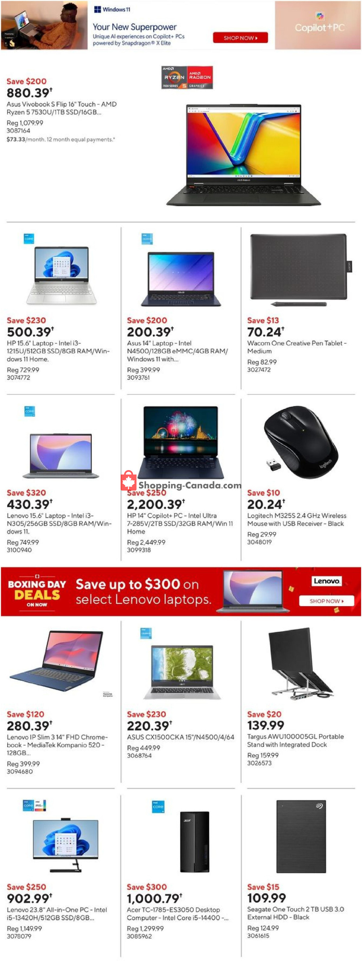 Staples flyer from Wednesday December 11, 2024 to Tuesday December 17, 2024 - page 13