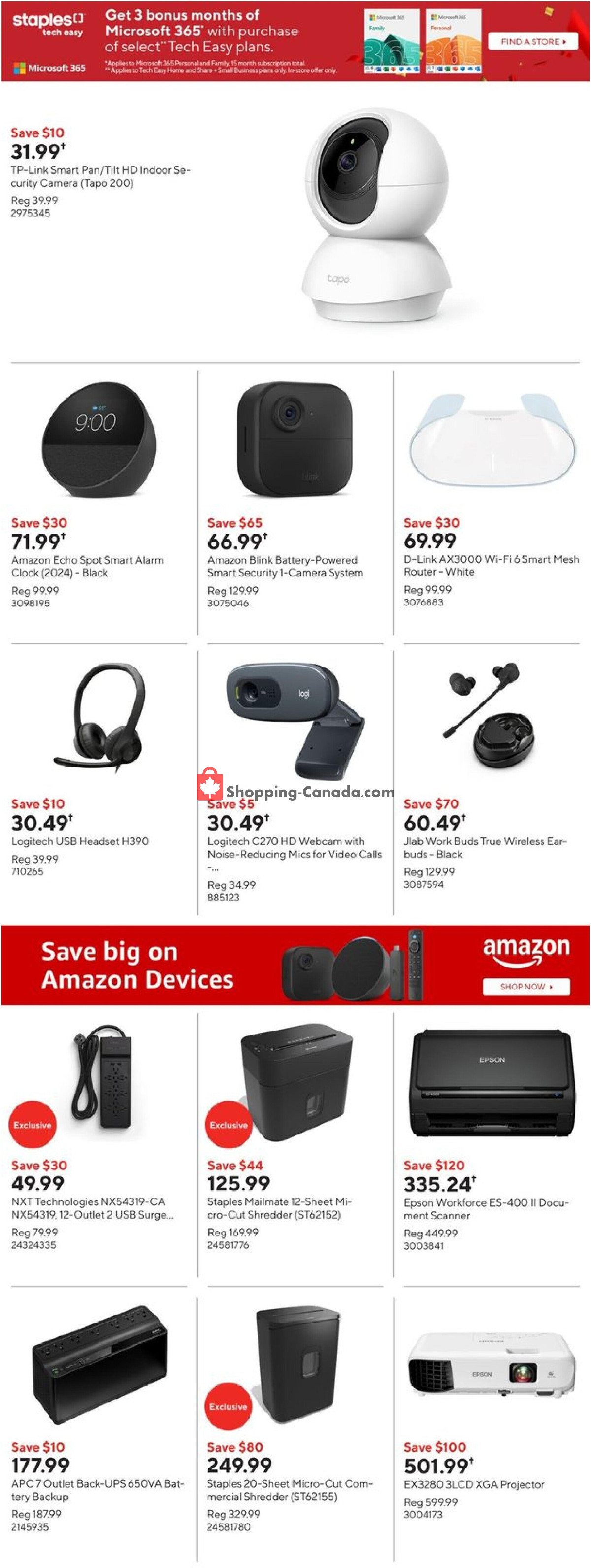 Staples flyer from Wednesday December 11, 2024 to Tuesday December 17, 2024 - page 17