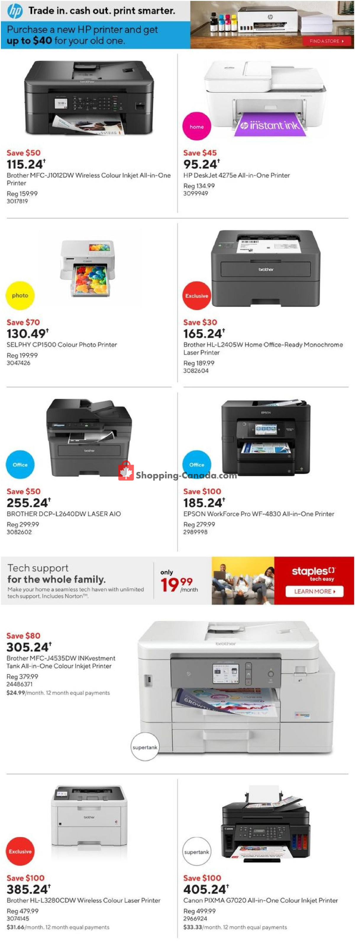 Staples flyer from Wednesday December 11, 2024 to Tuesday December 17, 2024 - page 19