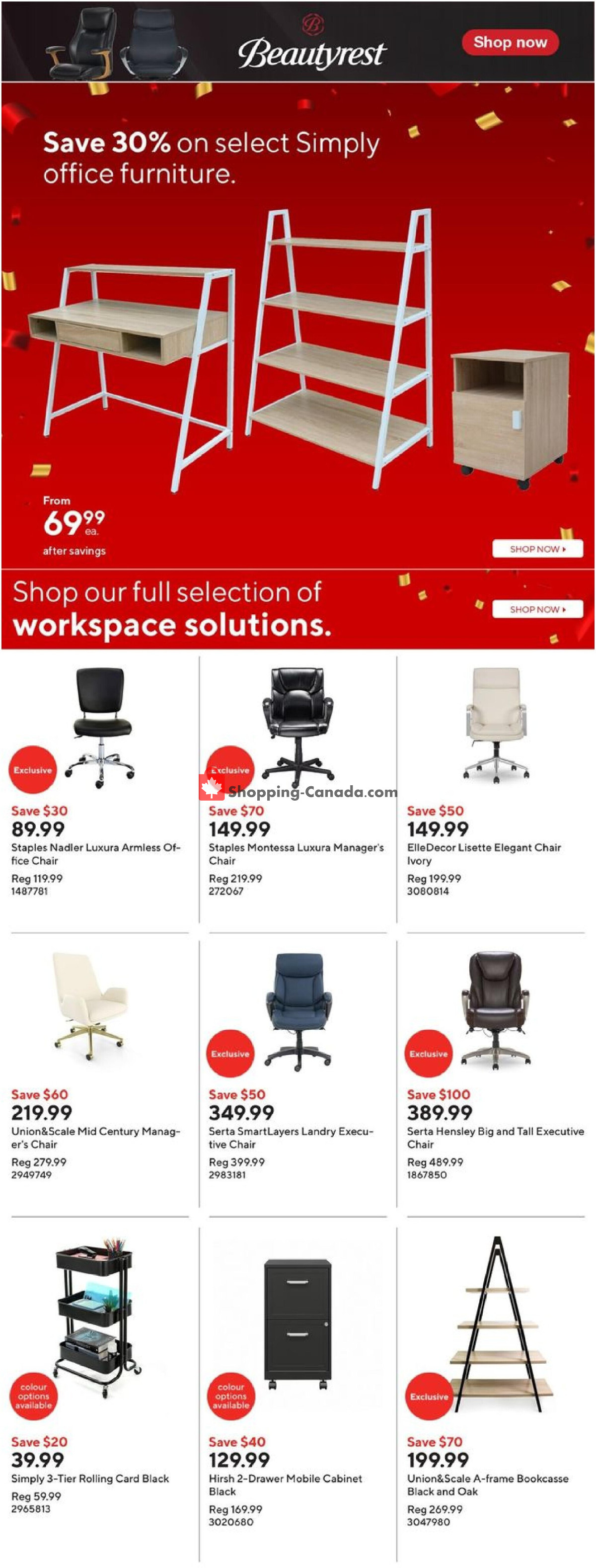 Staples flyer from Wednesday December 11, 2024 to Tuesday December 17, 2024 - page 21