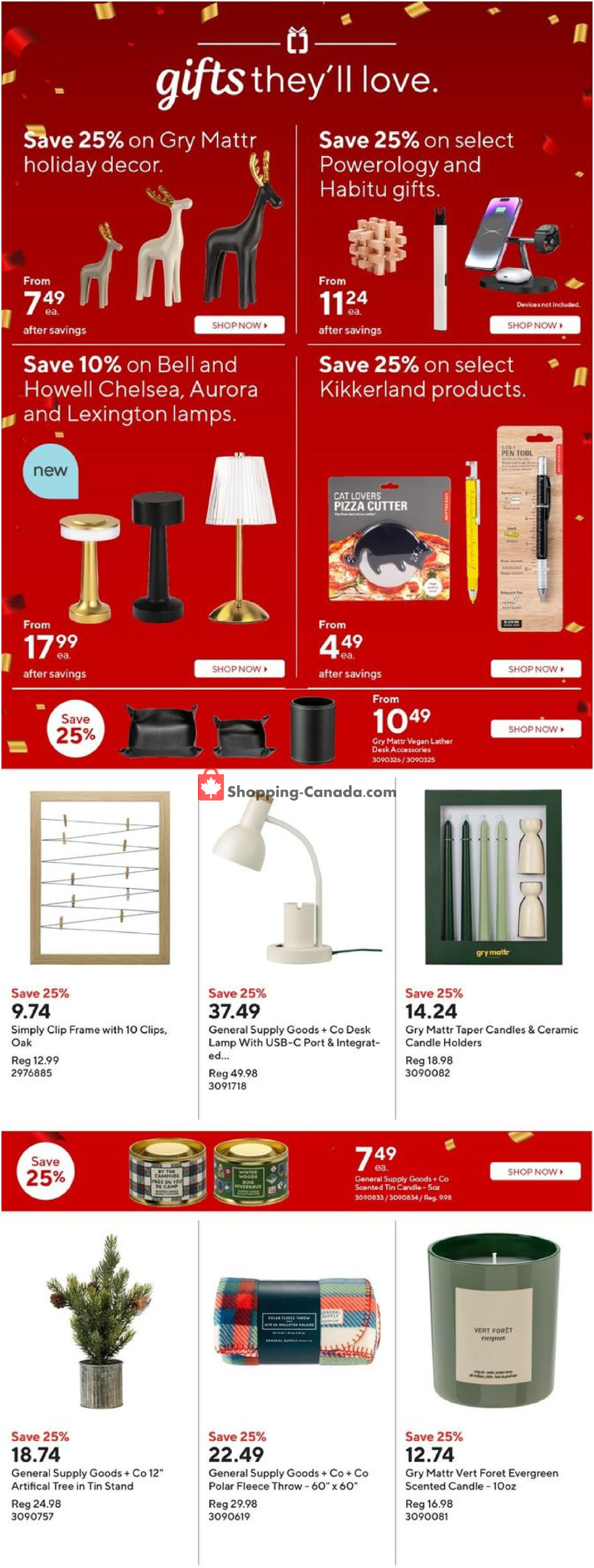 Staples flyer from Wednesday December 11, 2024 to Tuesday December 17, 2024 - page 22