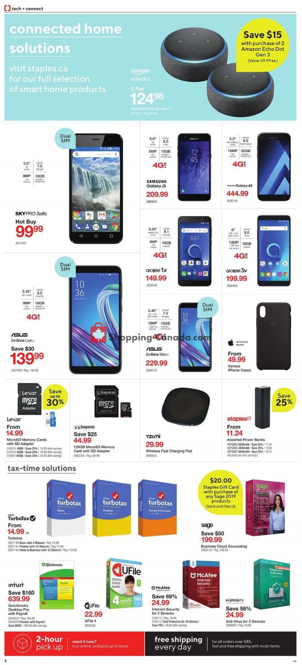 Staples flyer from Wednesday January 30, 2019 to Tuesday February 5, 2019 - page 4