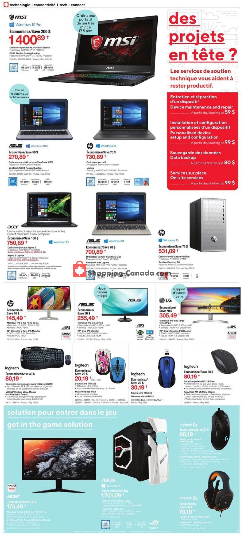 Staples flyer from Wednesday January 30, 2019 to Tuesday February 5, 2019 - page 2