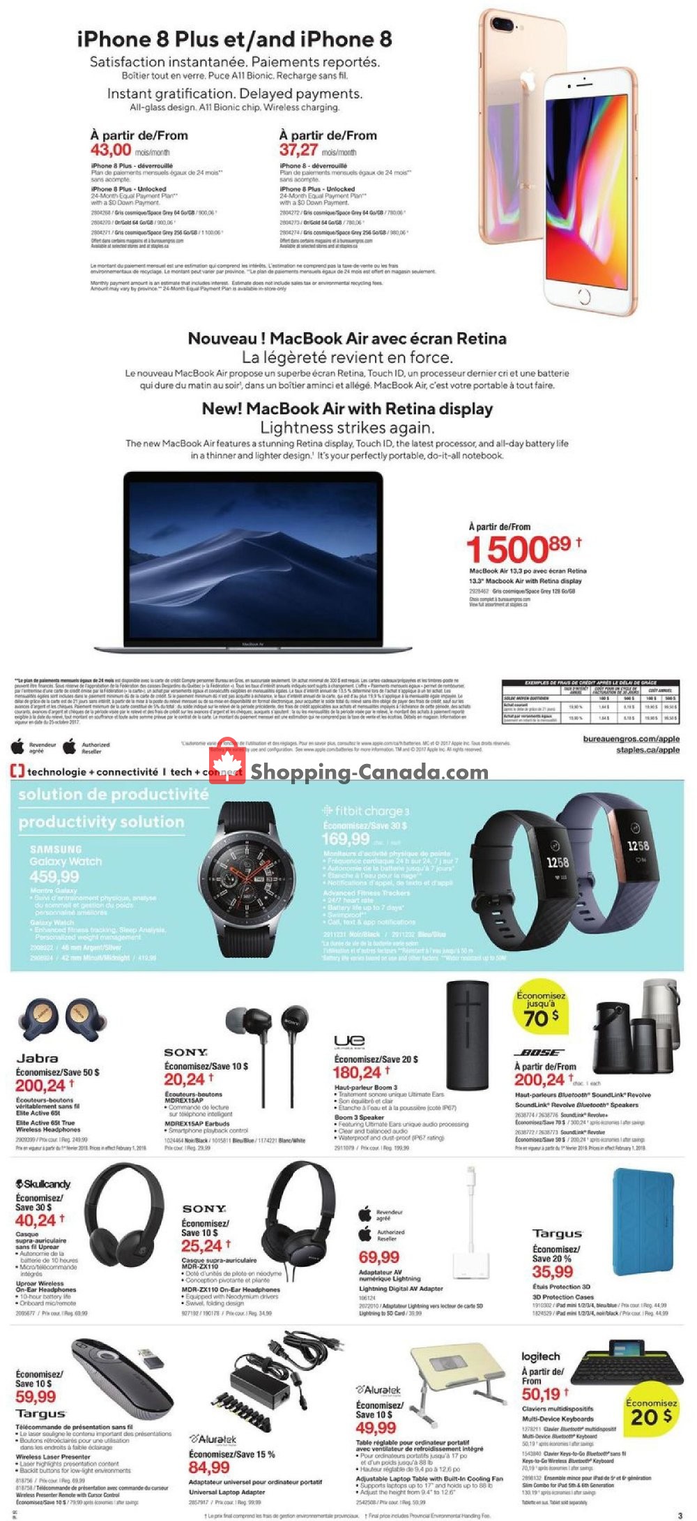 Staples flyer from Wednesday January 30, 2019 to Tuesday February 5, 2019 - page 3