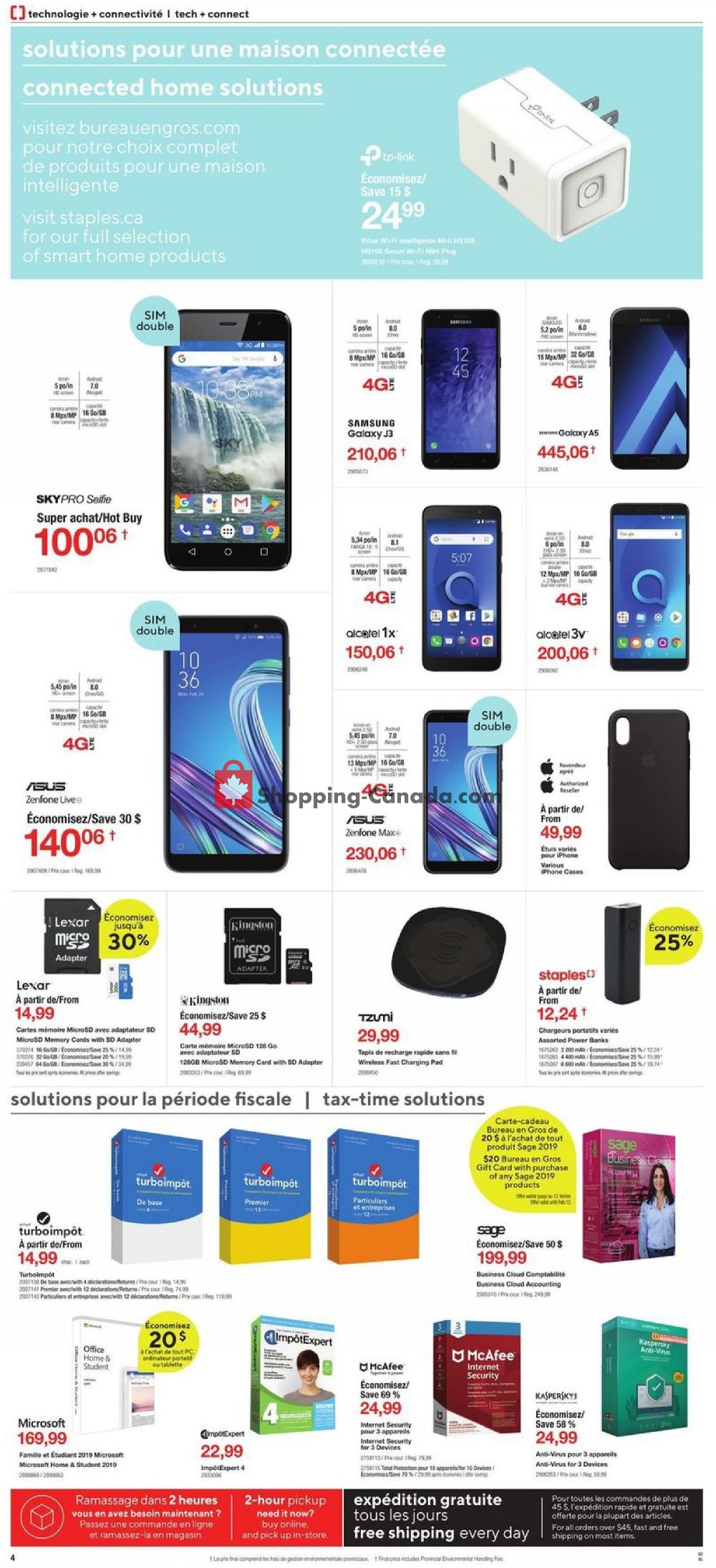 Staples flyer from Wednesday January 30, 2019 to Tuesday February 5, 2019 - page 4