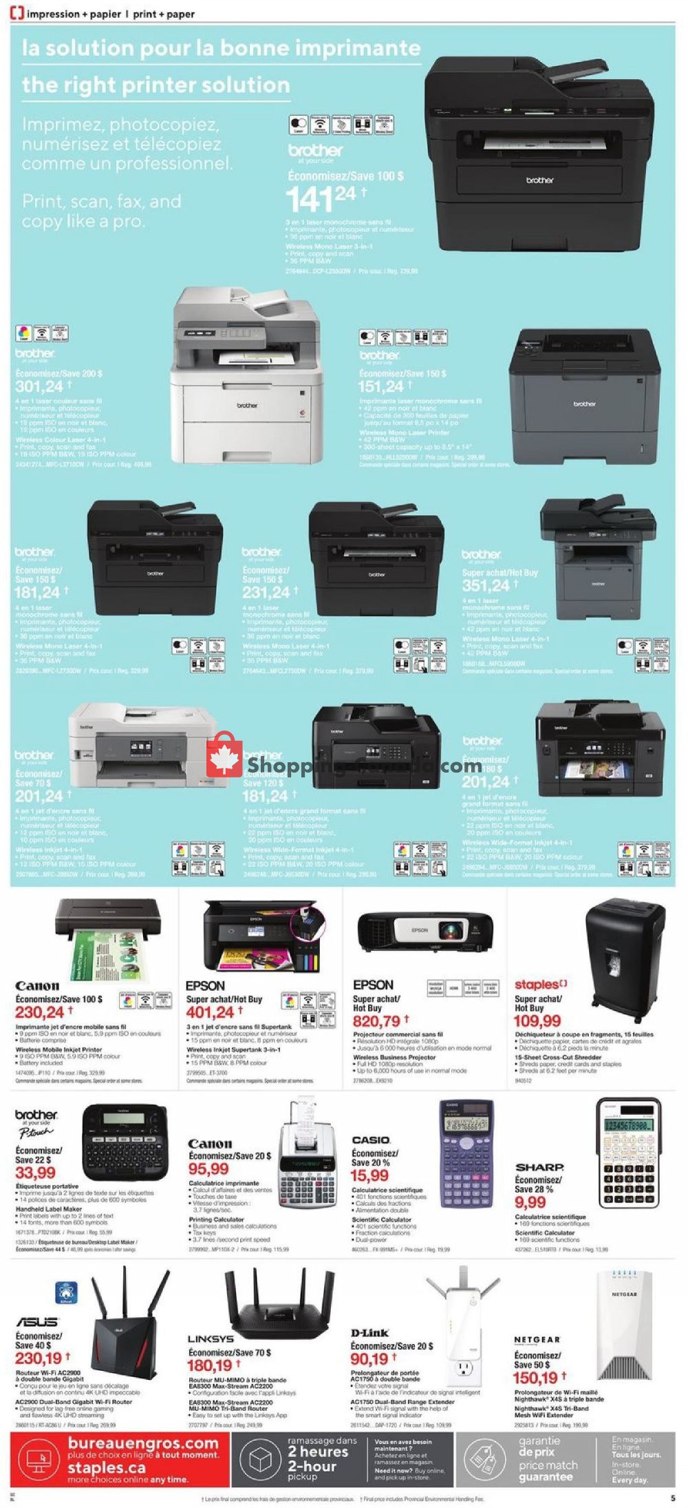 Staples flyer from Wednesday January 30, 2019 to Tuesday February 5, 2019 - page 5