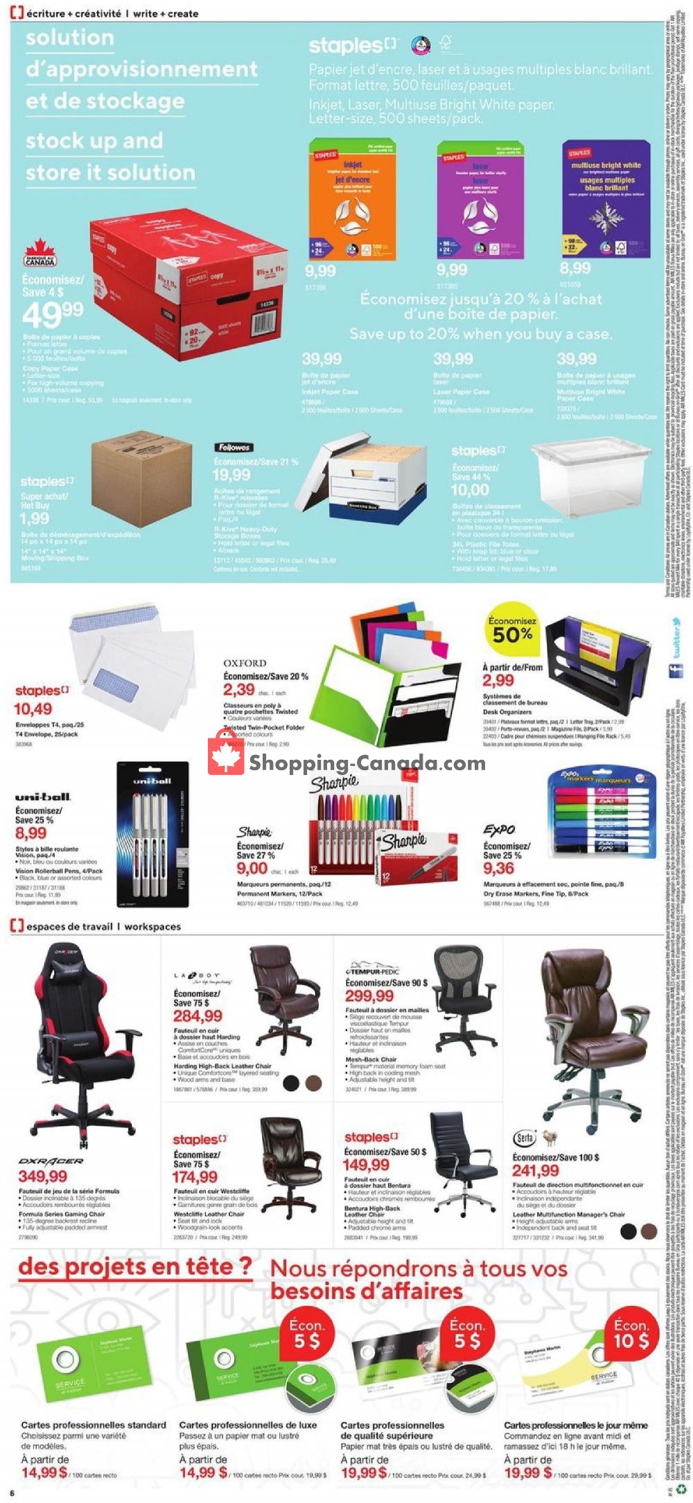 Staples flyer from Wednesday January 30, 2019 to Tuesday February 5, 2019 - page 6