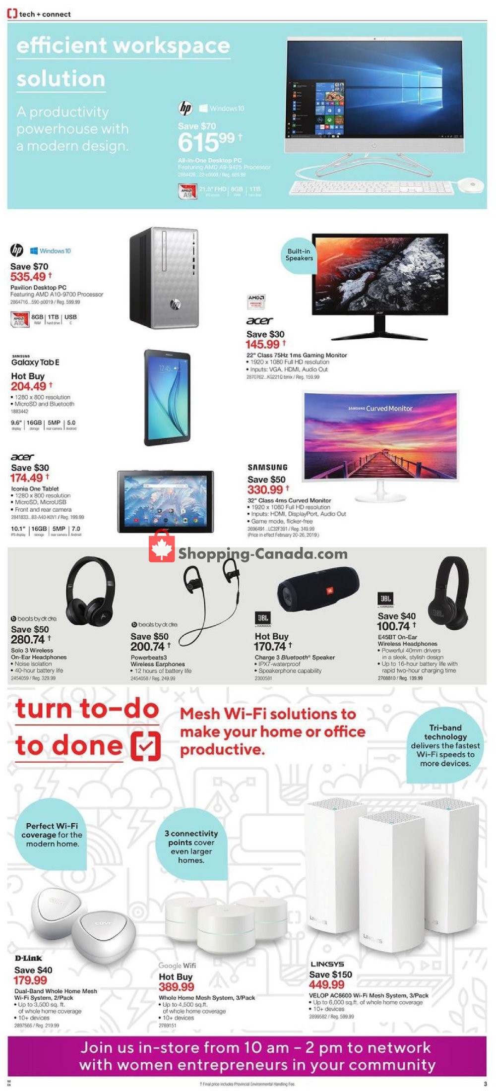 Staples flyer from Wednesday February 20, 2019 to Tuesday March 5, 2019 - page 3