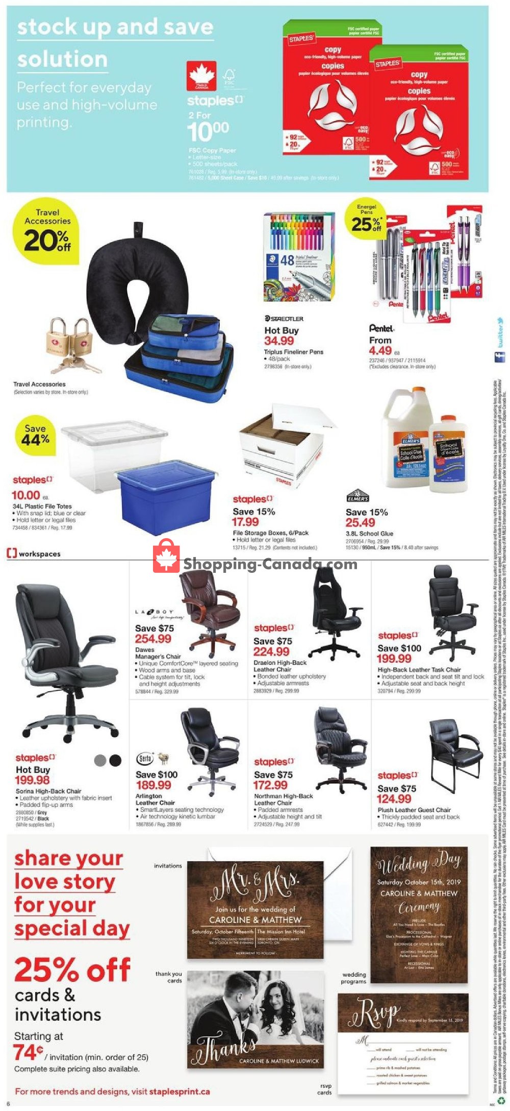 Staples flyer from Wednesday February 20, 2019 to Tuesday March 5, 2019 - page 6