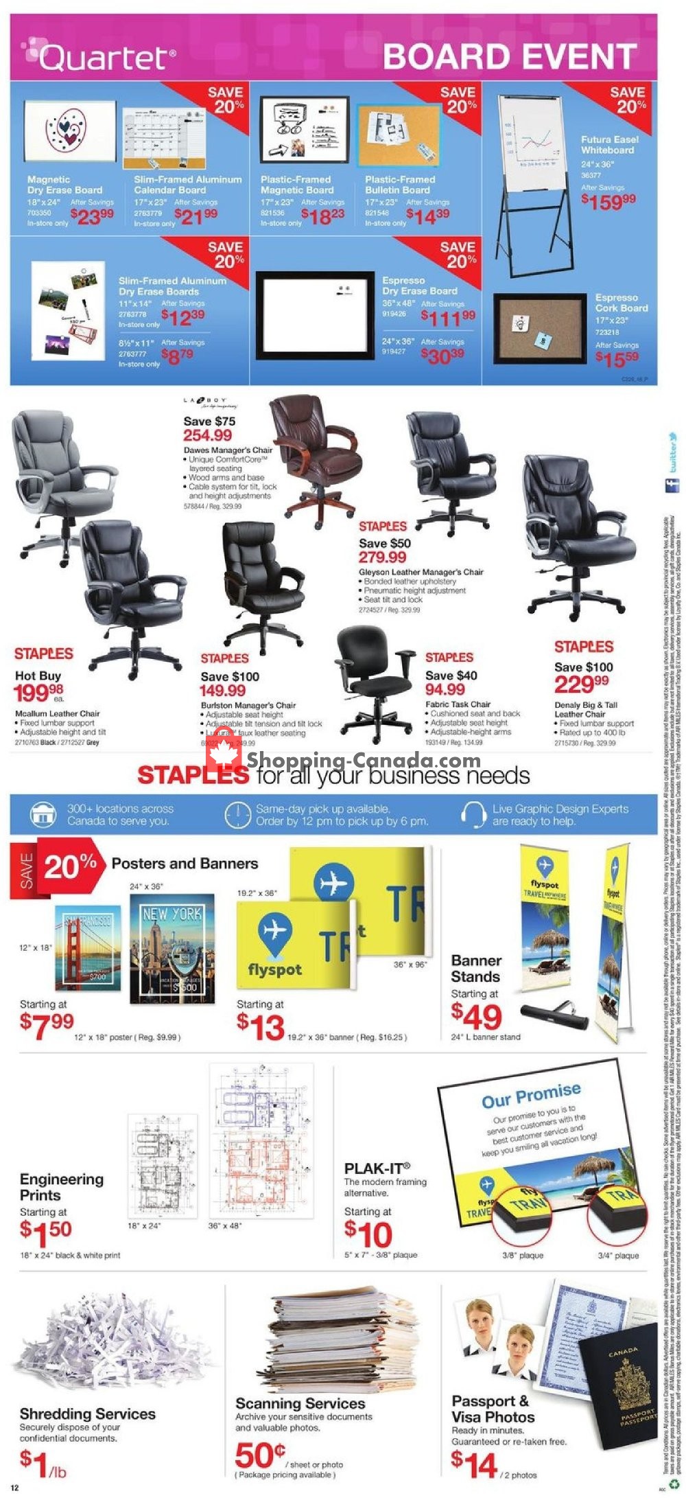 Staples flyer from Wednesday October 10, 2018 to Tuesday October 23, 2018 - page 12