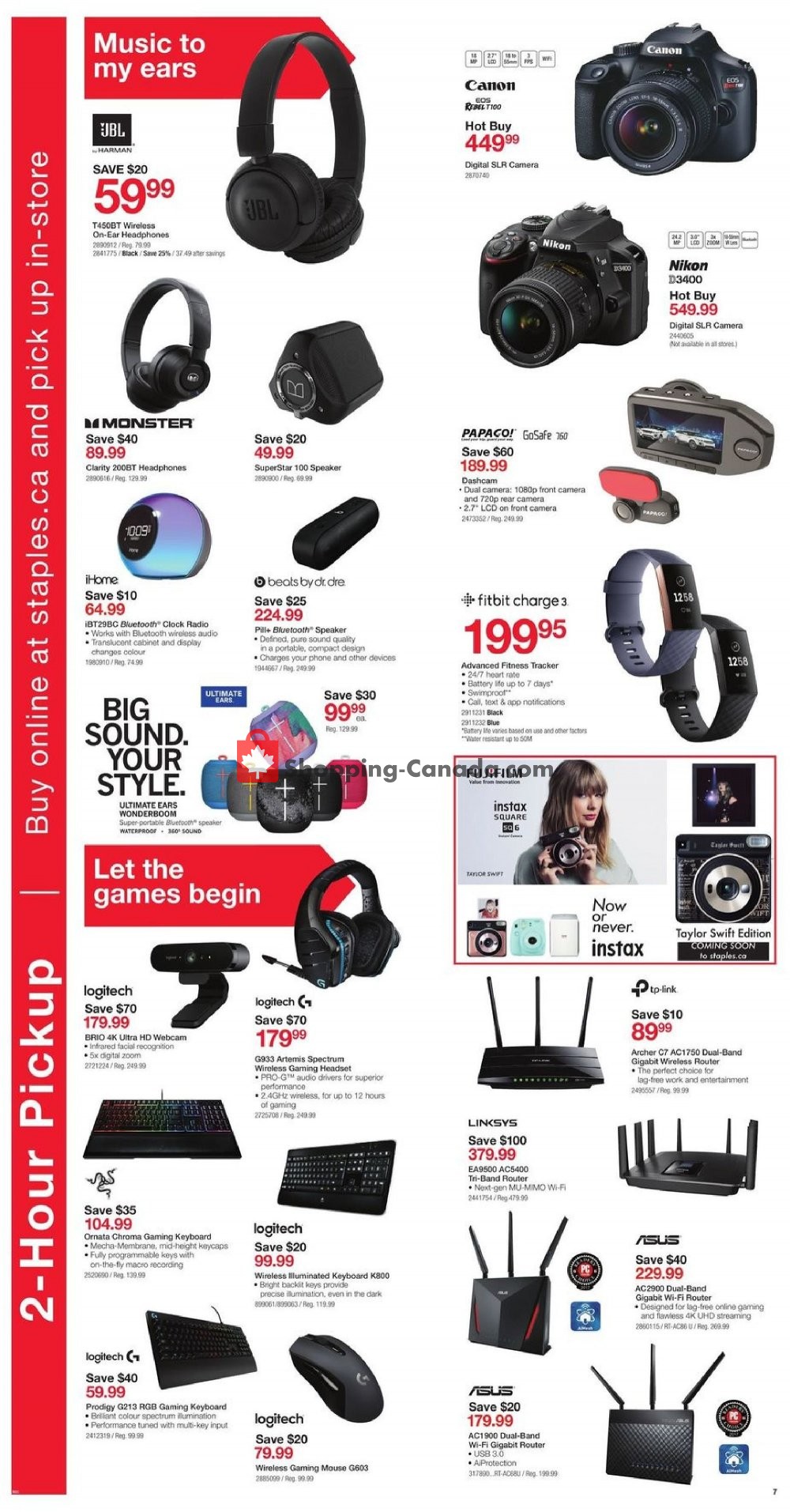 Staples flyer from Wednesday October 10, 2018 to Tuesday October 23, 2018 - page 7