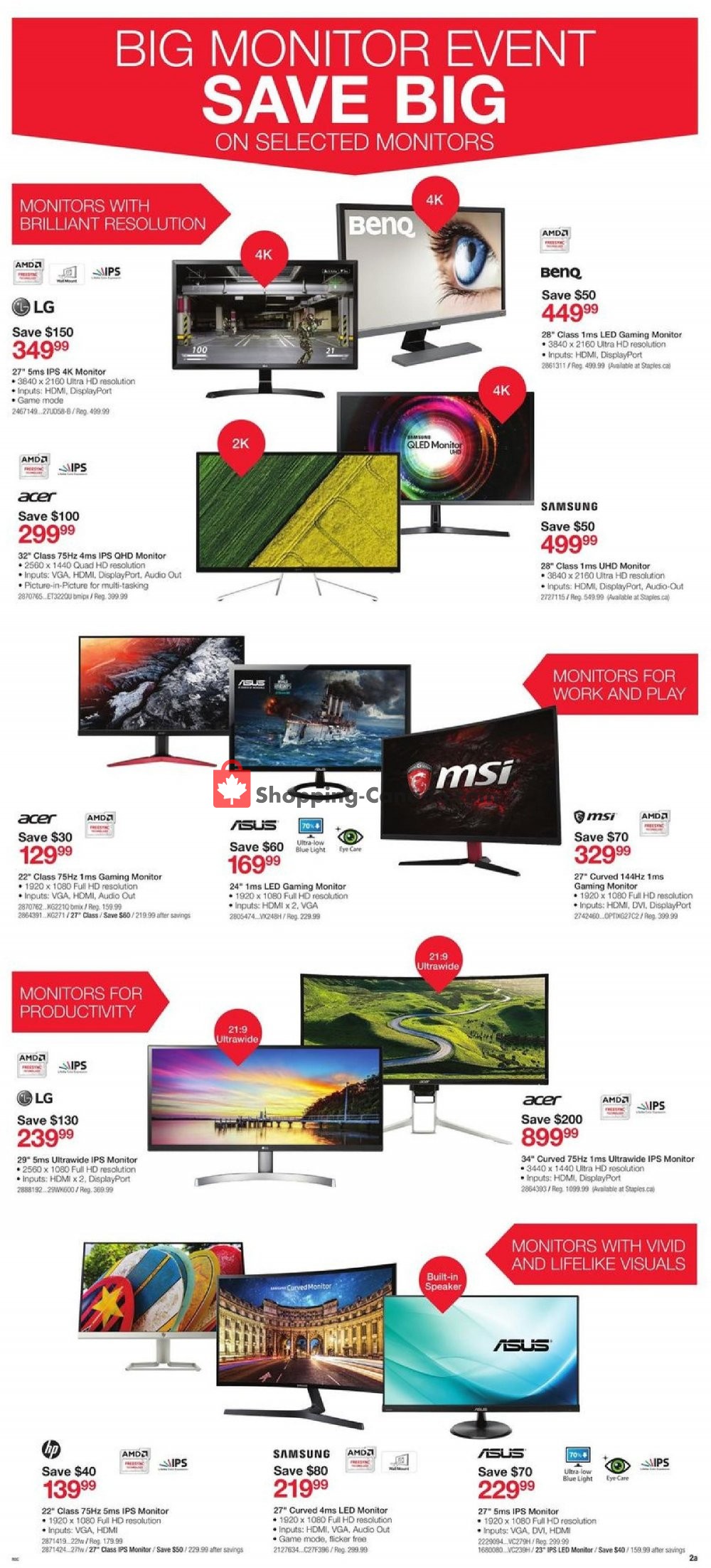 Staples flyer from Wednesday September 26, 2018 to Tuesday October 2, 2018 - page 2