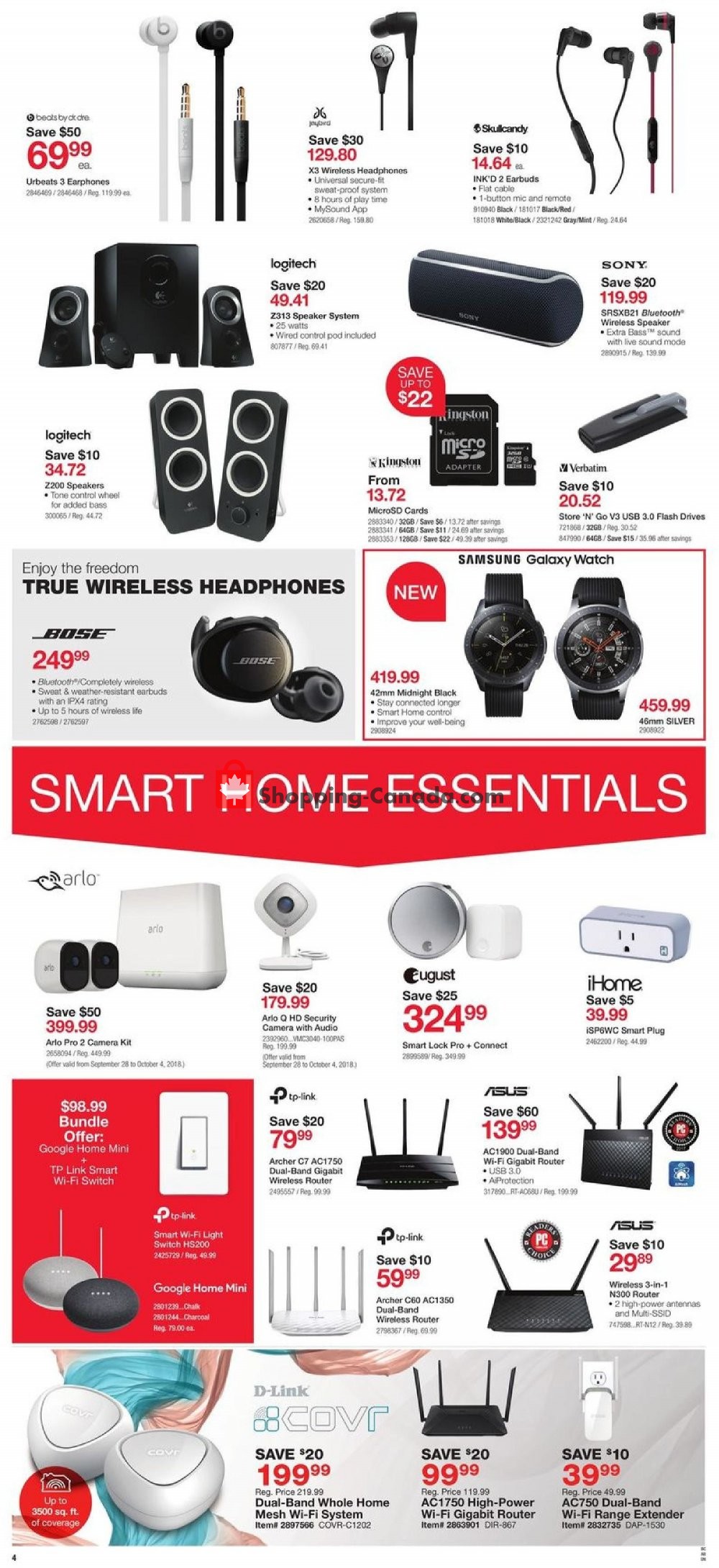 Staples flyer from Wednesday September 26, 2018 to Tuesday October 2, 2018 - page 6