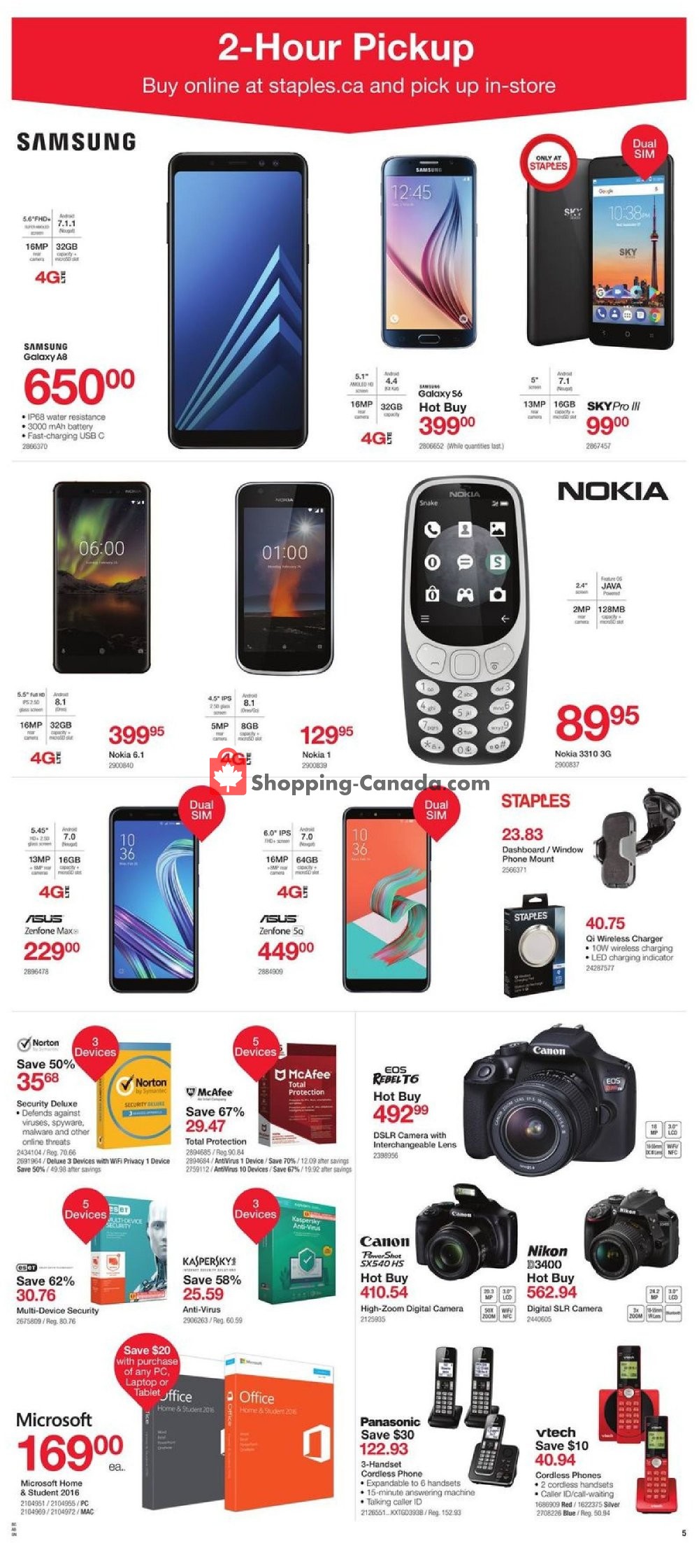 Staples flyer from Wednesday September 26, 2018 to Tuesday October 2, 2018 - page 7