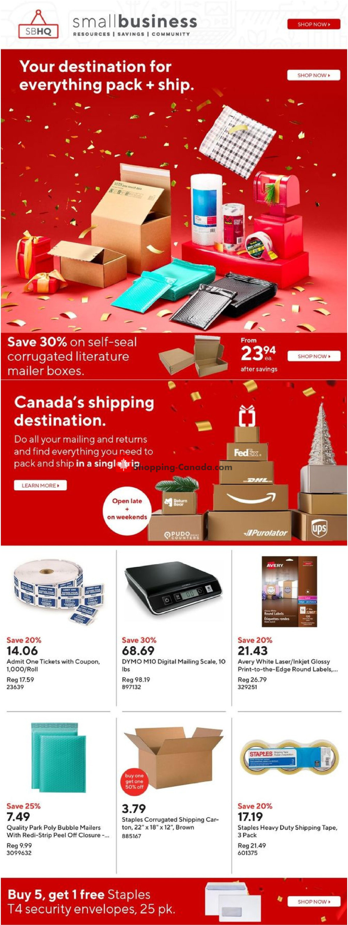 Staples flyer from Wednesday December 11, 2024 to Tuesday December 17, 2024 - page 27