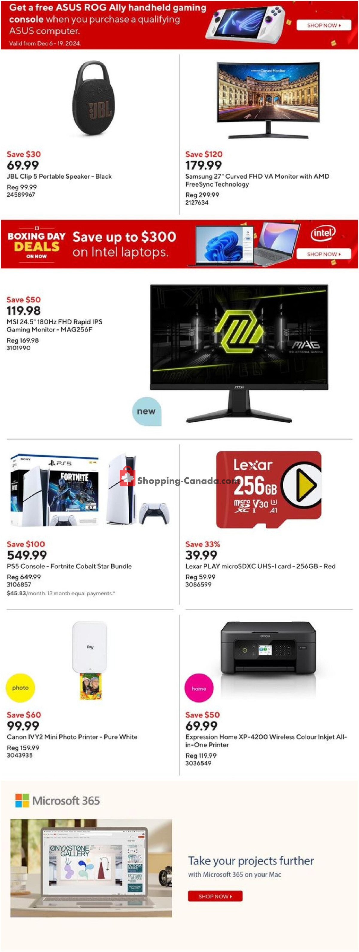 Staples flyer from Wednesday December 11, 2024 to Tuesday December 17, 2024 - page 3