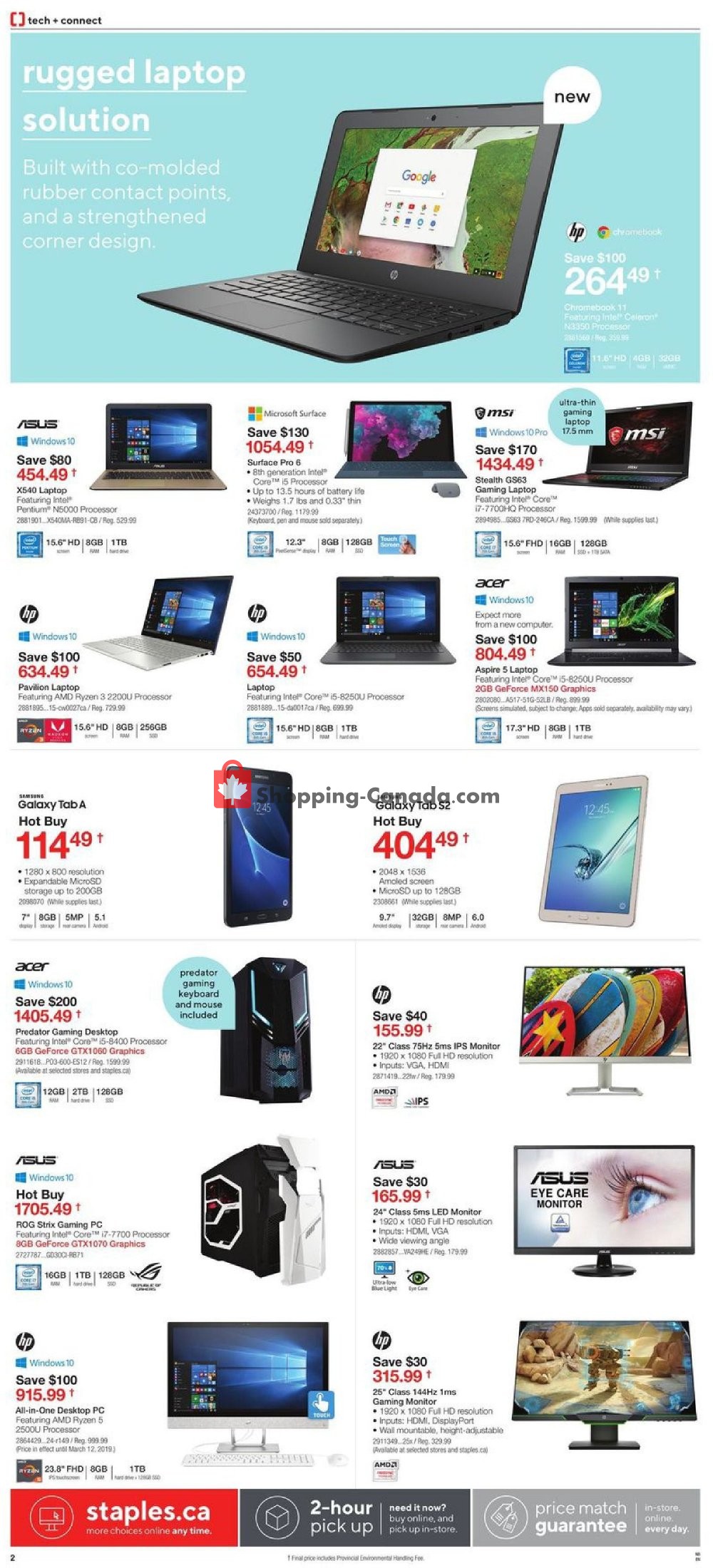 Staples flyer from Wednesday March 6, 2019 to Tuesday March 19, 2019 - page 3