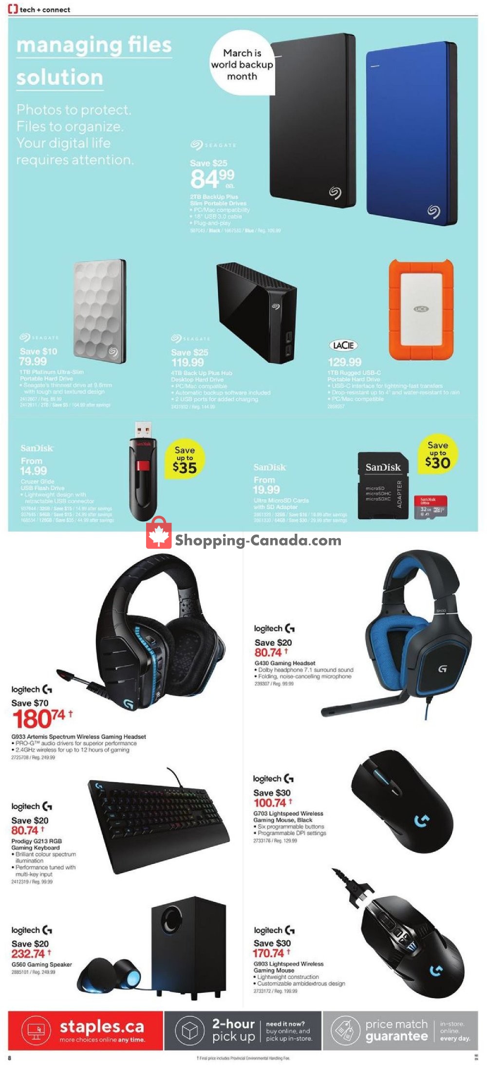 Staples flyer from Wednesday March 6, 2019 to Tuesday March 19, 2019 - page 9