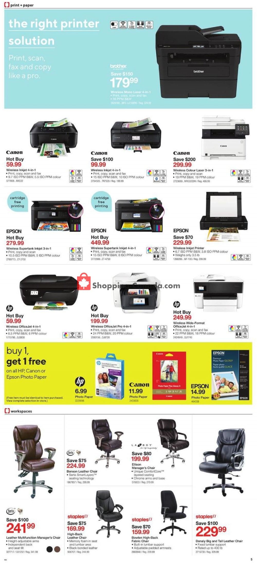 Staples flyer from Wednesday March 6, 2019 to Tuesday March 19, 2019 - page 6