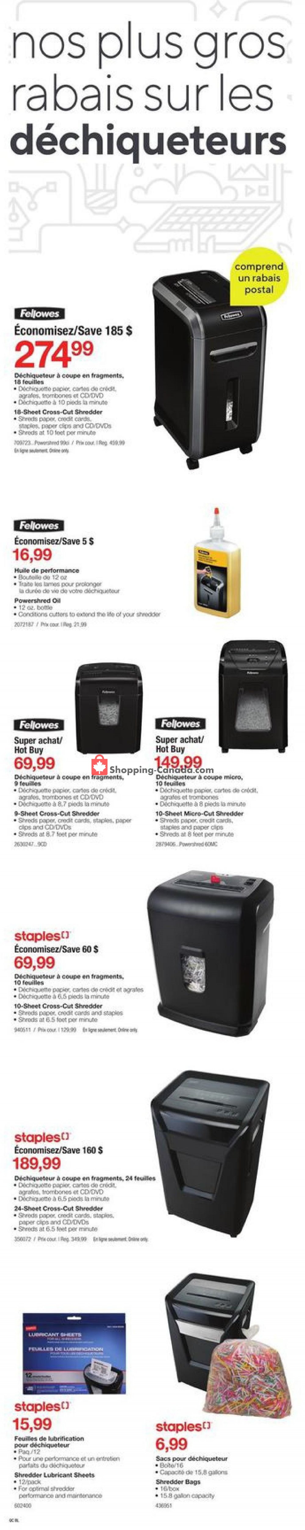 Staples flyer from Wednesday March 6, 2019 to Tuesday March 19, 2019 - page 2
