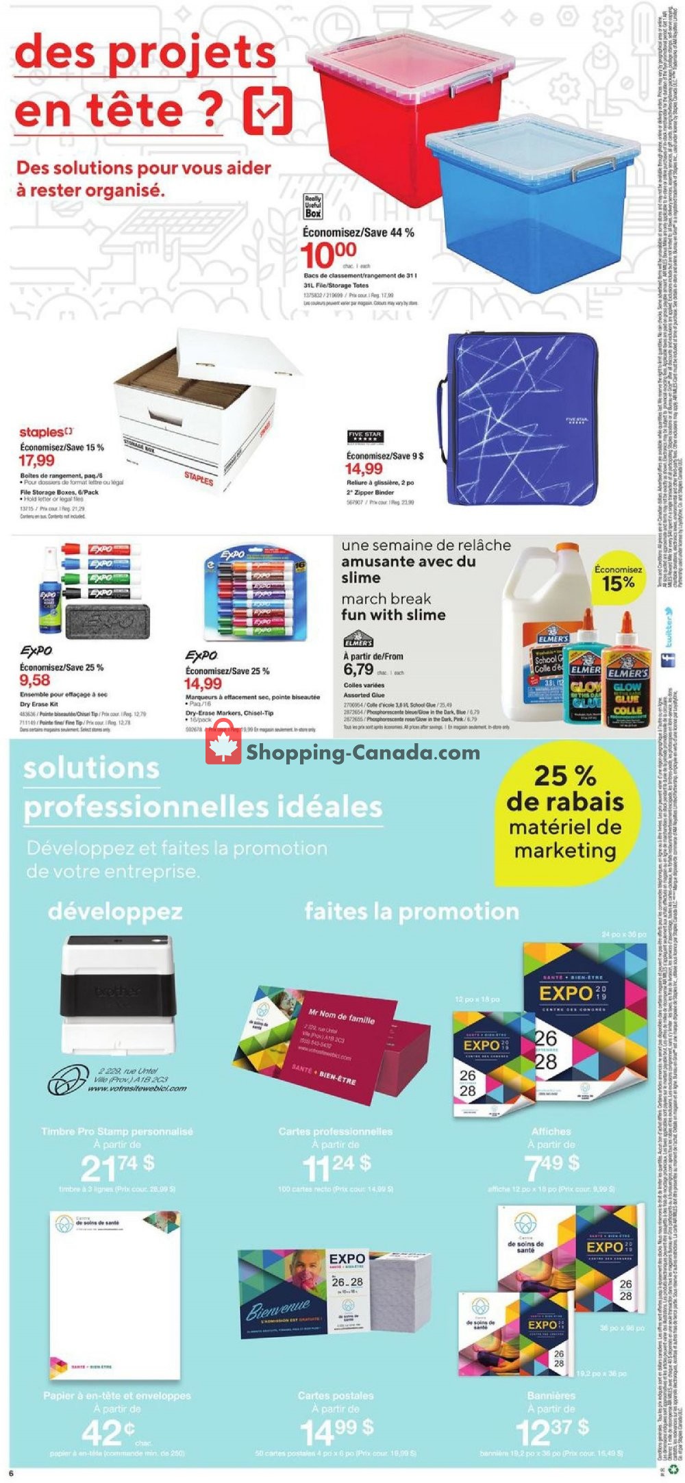 Staples flyer from Wednesday March 6, 2019 to Tuesday March 19, 2019 - page 7