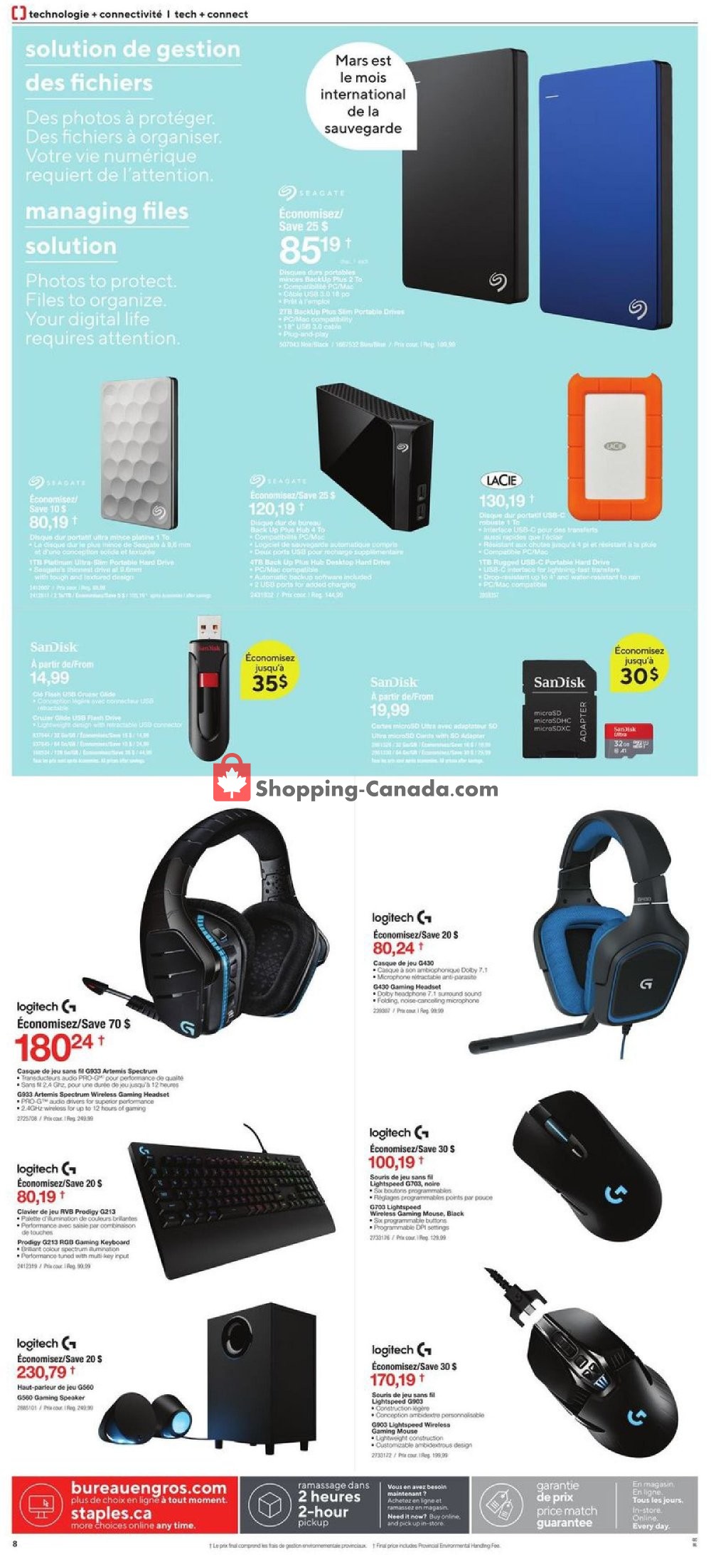 Staples flyer from Wednesday March 6, 2019 to Tuesday March 19, 2019 - page 9