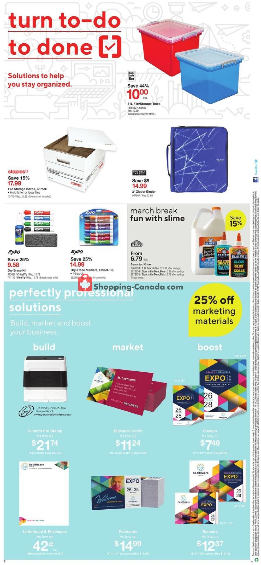Staples flyer from Wednesday March 6, 2019 to Tuesday March 19, 2019 - page 7