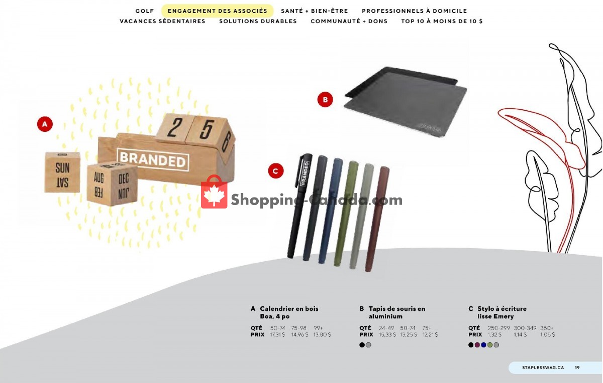 Staples flyer from Monday May 17, 2021 to Thursday September 30, 2021 - page 19