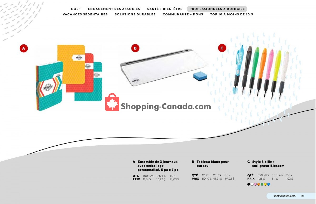 Staples flyer from Monday May 17, 2021 to Thursday September 30, 2021 - page 31