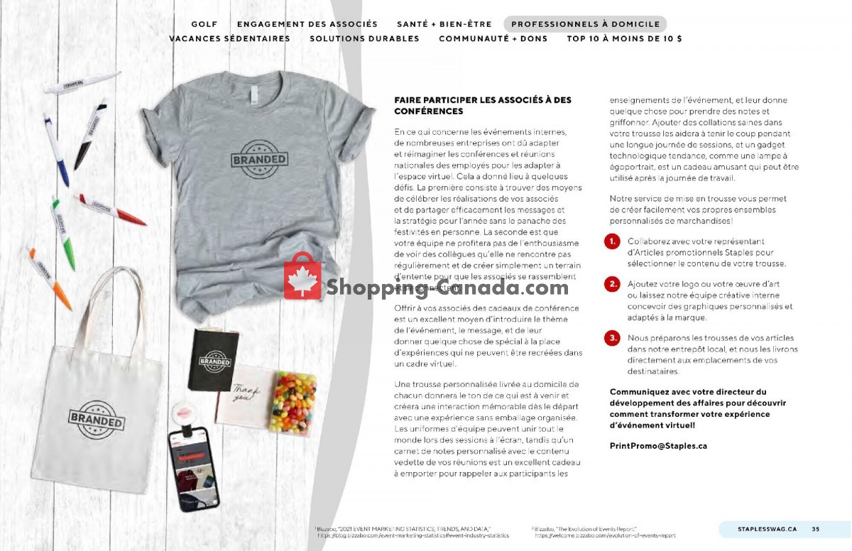 Staples flyer from Monday May 17, 2021 to Thursday September 30, 2021 - page 35