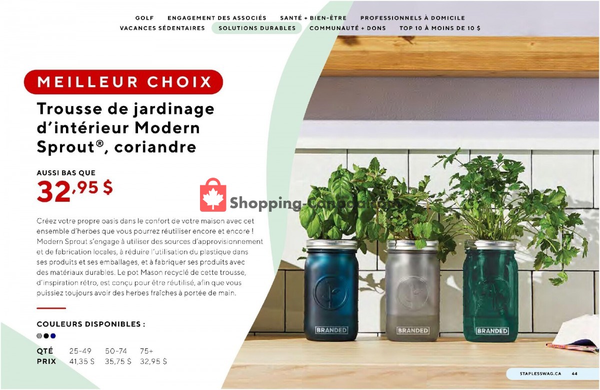 Staples flyer from Monday May 17, 2021 to Thursday September 30, 2021 - page 44