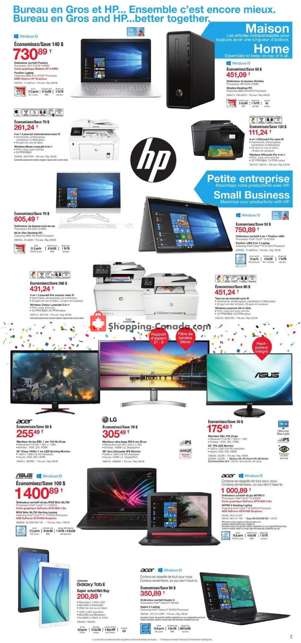 Staples flyer from Wednesday October 10, 2018 to Tuesday October 23, 2018 - page 2