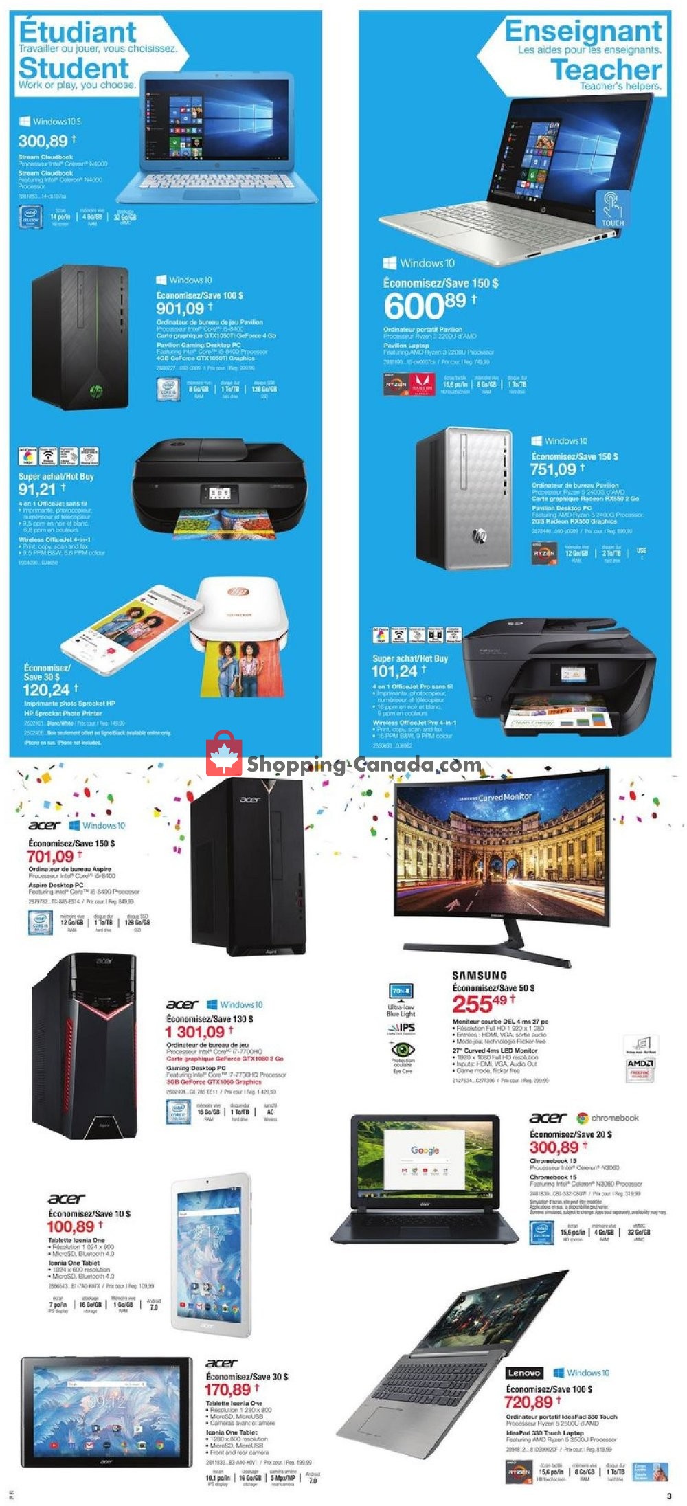 Staples flyer from Wednesday October 10, 2018 to Tuesday October 23, 2018 - page 3