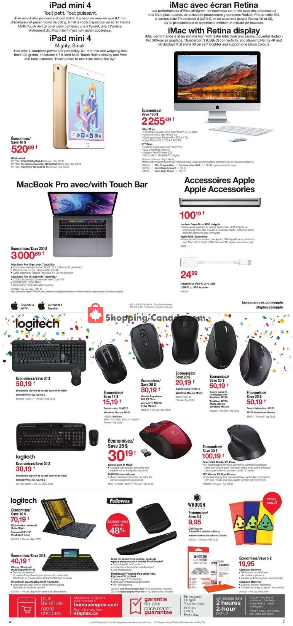 Staples flyer from Wednesday October 10, 2018 to Tuesday October 23, 2018 - page 4