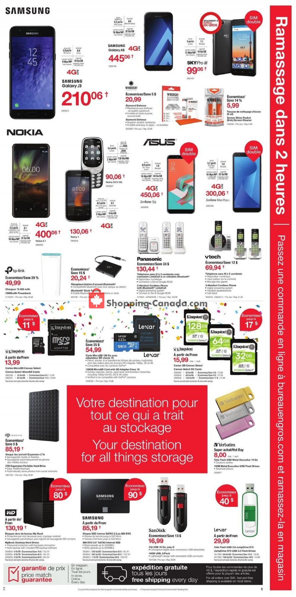 Staples flyer from Wednesday October 10, 2018 to Tuesday October 23, 2018 - page 5